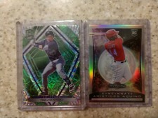Trevor Story /49 Green 2020 Chronicles Spectra & Aristides Aquino Titan Holo RC