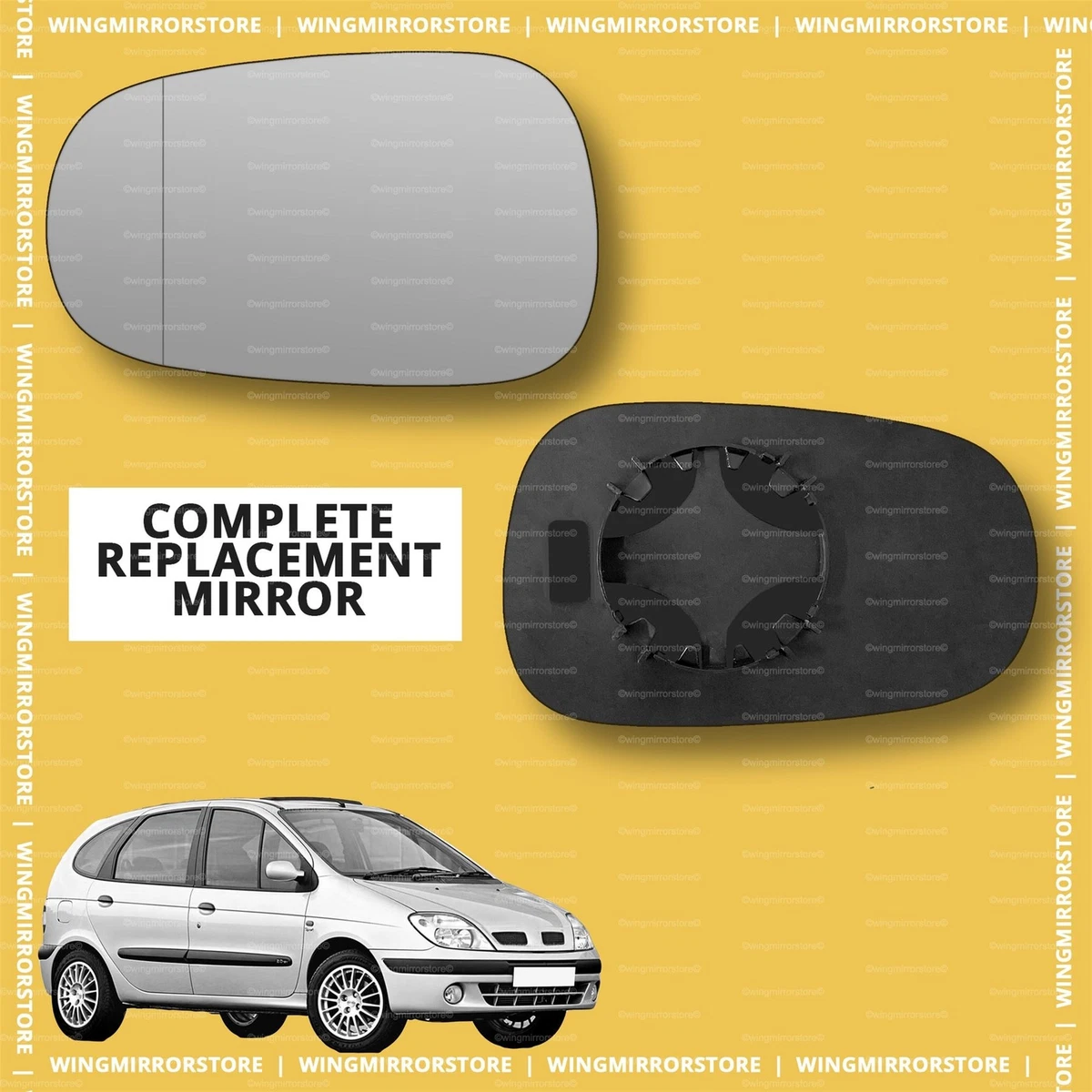 Left side for Renault Megane Scenic 96 03 Wide Angle wing mirror