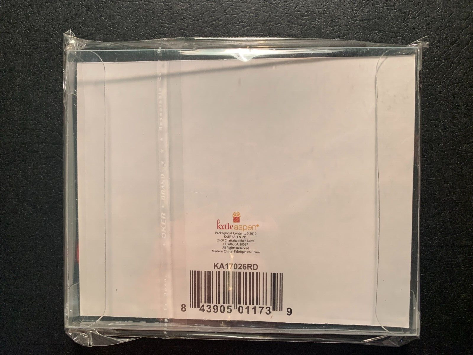 KATE ASPEN Luggage Tag First Class Fashionista ZEBRA STRIPS Sealed NIP Free Ship