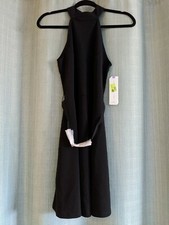 Almost Famous New York "Little Black Dress" Halter Neck Size M NWT