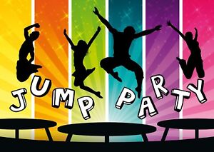 Coole Jump Party Einladungskarten Zum Kindergeburtstag Zum Trampolin Springen Ebay