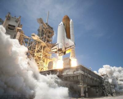 ATLANTIS ROCKET GLOSSY POSTER PICTURE PHOTO PRINT launch shuttle american 4295