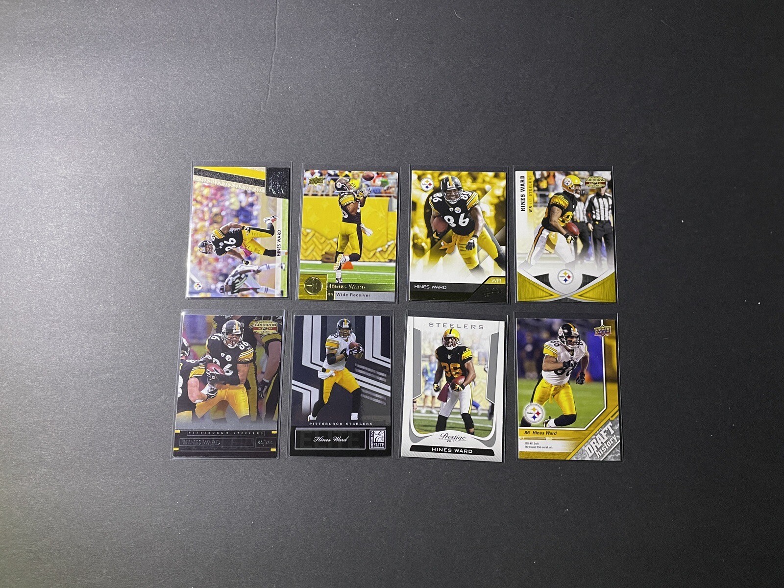 Hines Ward 8 Card Lot - Pittsburgh Steelers (2)