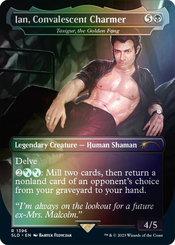 MTG Secret Lair x Jurassic World: Dr. Ian Malcolm [UPick Foil/Reg