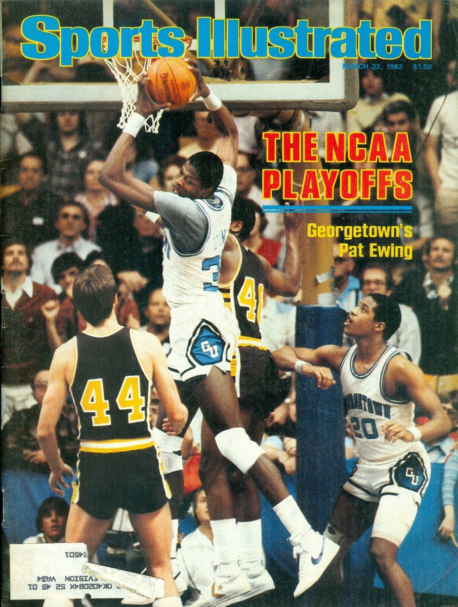 1982 Sports Illustrated: Patrick Ewing Georgetown NCAA Playoffs Basketball