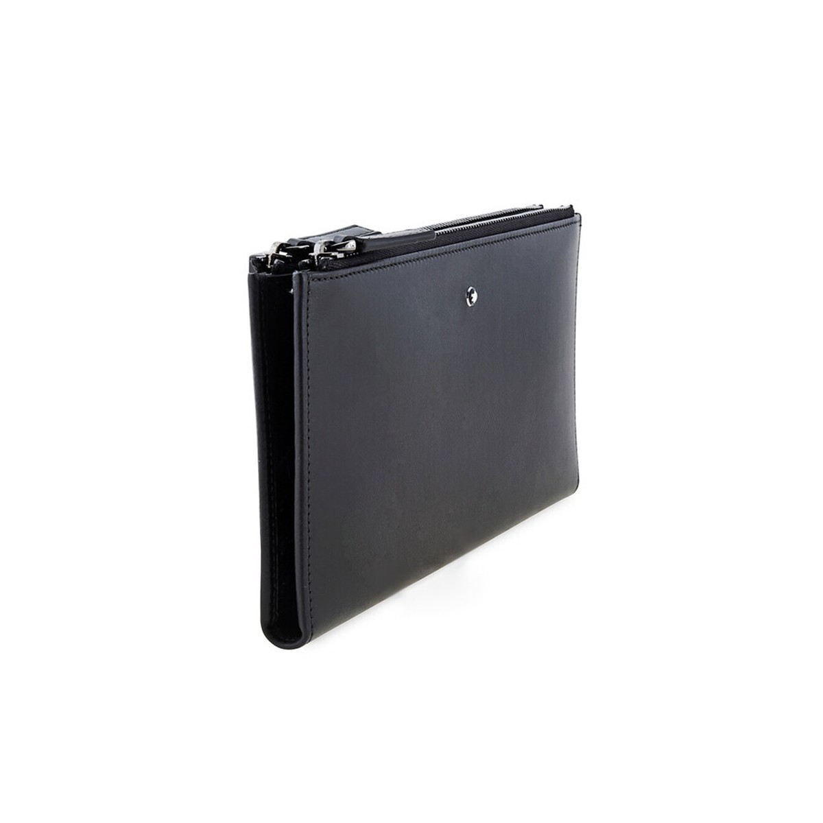 Montblanc Nightflight Leather Black Multi-Currency Wallet #118279