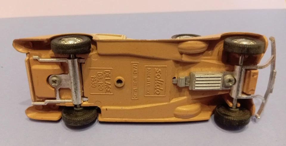 Ss3 - Solido 1:43 Macchinina Automobilina DELAGE D8-120 1939 - Immagine 4 di 4