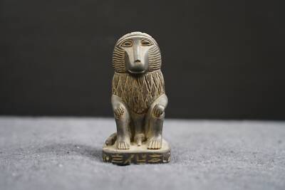 Baboon Monkey in Basalt: Ancient Egypt's Sacred Symbol of Wisdom and Magic