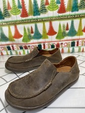 Olukai Moloa Boys US Sz B3 Leather slip on shoes Loafers summer sandals