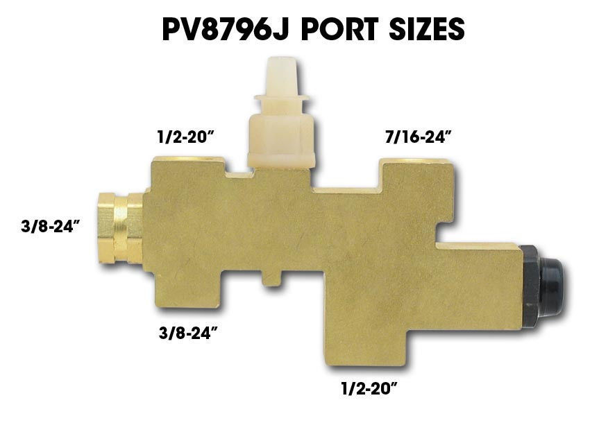 19871996 Jeep brake proportioning valve for disc drum fits CJ XJ YJ