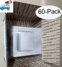 60 PCS New Clear Plastic Clamshell Packaging Blister 7" x 6" Retail Hang Display