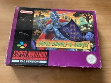 Super Ghouls N Ghosts - Super Nintendo SNES - Boxed & Complete - PAL UK CIB
