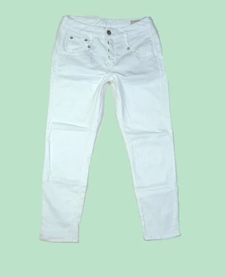 Herrlicher Shyra Cropped Damen Weiß Jeans W28 Jeanshose Denim Damenjeans - Bild 1 von 4