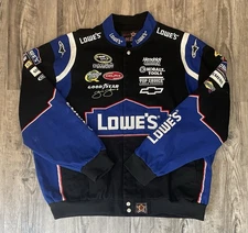 NASCAR JH Design Jimmie Johnson Racing Lowes Black Jacket Men’s Size: 3XL EUC!