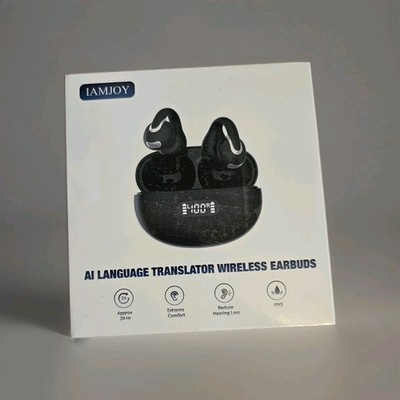 IAMJOY AI Language Translator Bluetooth 5.4 Wireless Earbuds, comfort, 10M range