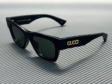 GUCCI GG1835S 001 Black Grey Women's 52 mm Medium Sunglasses