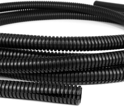 Split Wire Loom Tubing, 10, 25Ft Cord Protectors from Pets No Chew, Flexible Wir