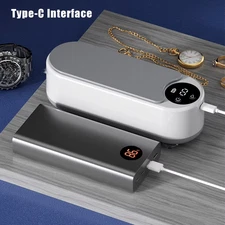 Ultrasonic Eyeglass Washing Tool Portable Glasses Cleaner Retainer Cleaner Machi