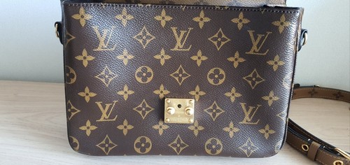 100% Authentic Louis Vuitton Pochette Metis Reverse Crossbody Bag + Dust cover - Picture 17 of 23