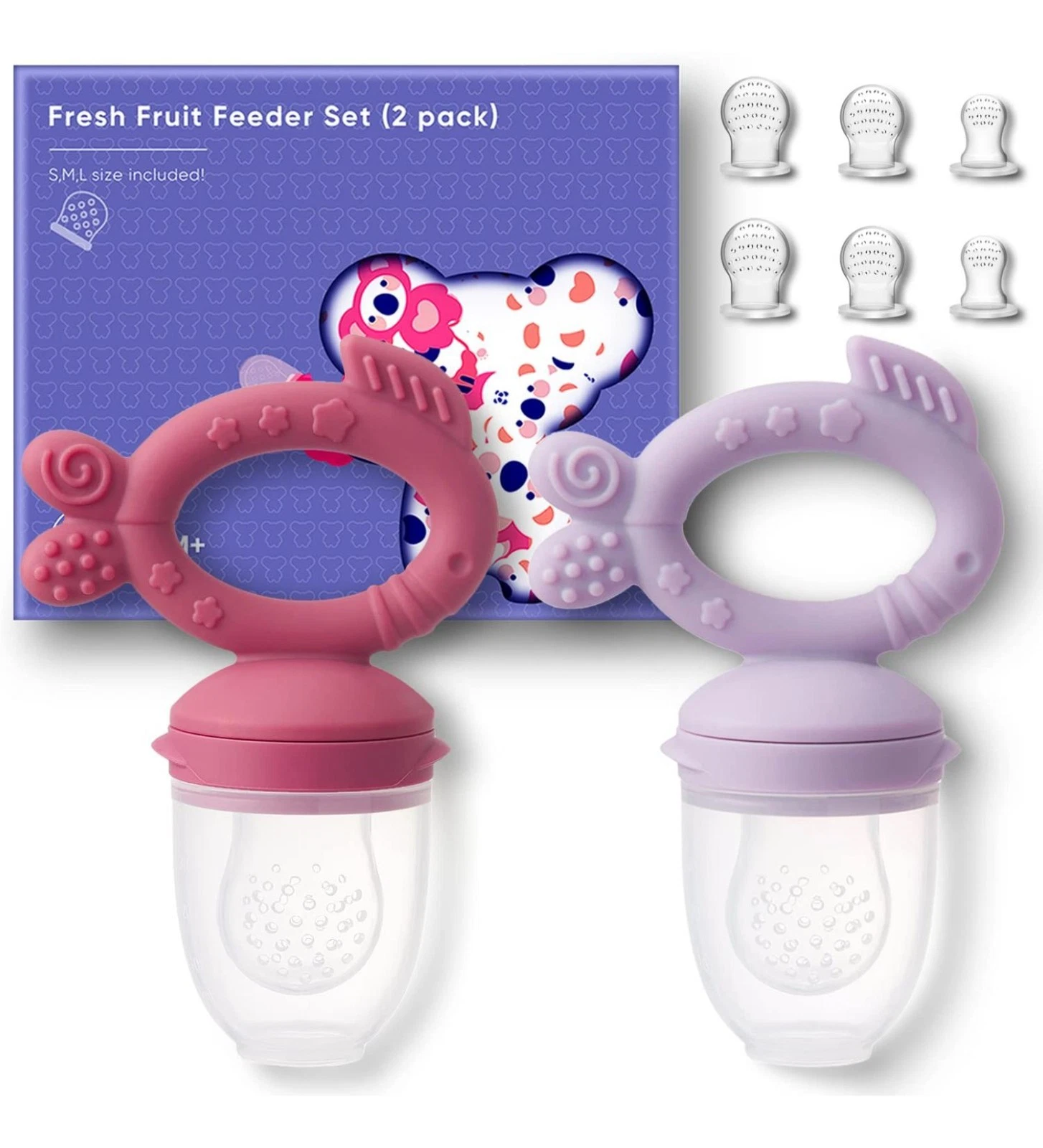 KoalaZoom Baby Fruit Feeder Pacifier,Silicone Fruit Teether Baby Feeding supplie
Opens in a new wind