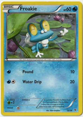 XY Kalos Starter Set - Froakie 12/39 /Pokémon TCG/LP