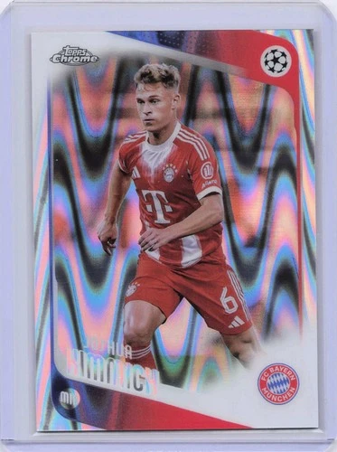 2025-26 Topps Chrome UEFA Club Joshua Kimmich #55 RayWave Refractor