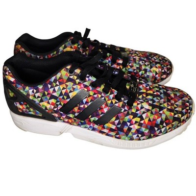 ADIDAS Originals ZX Flux Torsion Sneakers Mens 9 Multicolor Prism Kaleidoscope