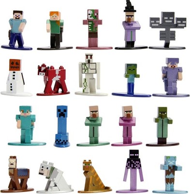 Mini Collectible Die-Cast Minecraft Figures (20 CT) | eBay