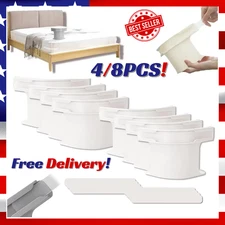 4-8pcs Heavy Duty Bed Sheet Clips | Corner Grippers for Mattress & Sheet Holders