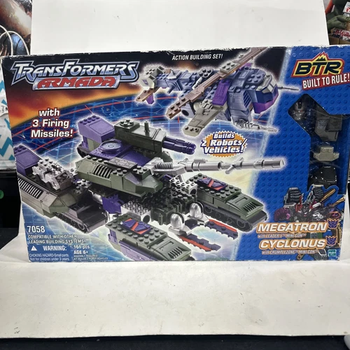 Transformers Armada Megatron/Cyclonus Action Building Set, Vintage 2003, Ages 6+