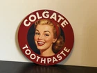 Colgate Toothpaste Pinup Girl Art Vintage Style Metal Sign Hi Gloss