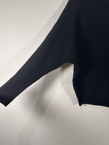 Tahari eleganter schwarzer Pullover mit Rundhalsausschnitt Damen Large - Bild 2 von 6