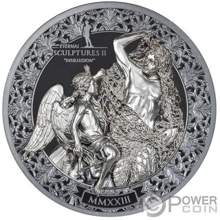 DISILLUSION Eternal Sculptures II 3 Oz Silber Münze 20$ Palau 2023