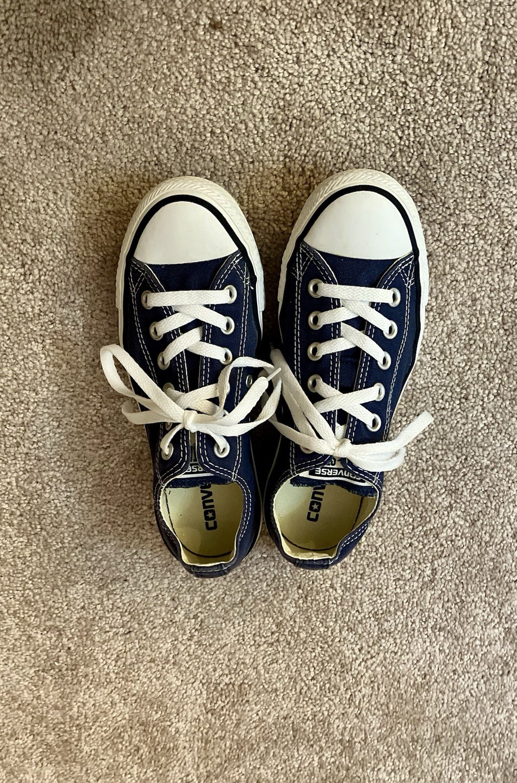 Chuck Taylor Converse All Star Lace Up Sneakers, Blue - Sz Men 5/Women 7 (VGUC) thumbnail 4