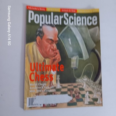 Popular Science March 1996 Ult Chess Kasparov vs IBM Deep Blue Computer Tech