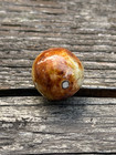 Antique German Handmade Bennington Clay Marble Salt Glaze Eyes Vintage Kiln Made — photo 1