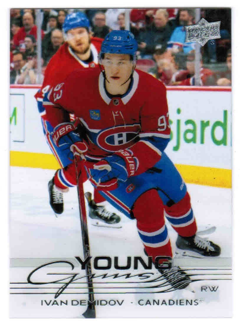 25/26 2025 UPPER DECK SERIES 1 IVAN DEMIDOV #205 YOUNG GUNS ROOKIE CLEAR CUT