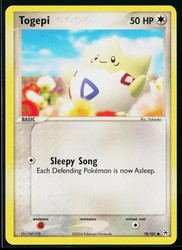 Togepi 78/101 Common EX Hidden Legends Pokémon TCG