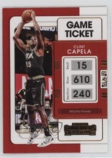 2021-22 Panini Contenders Game Ticket Bronze Clint Capela #24 0l9v