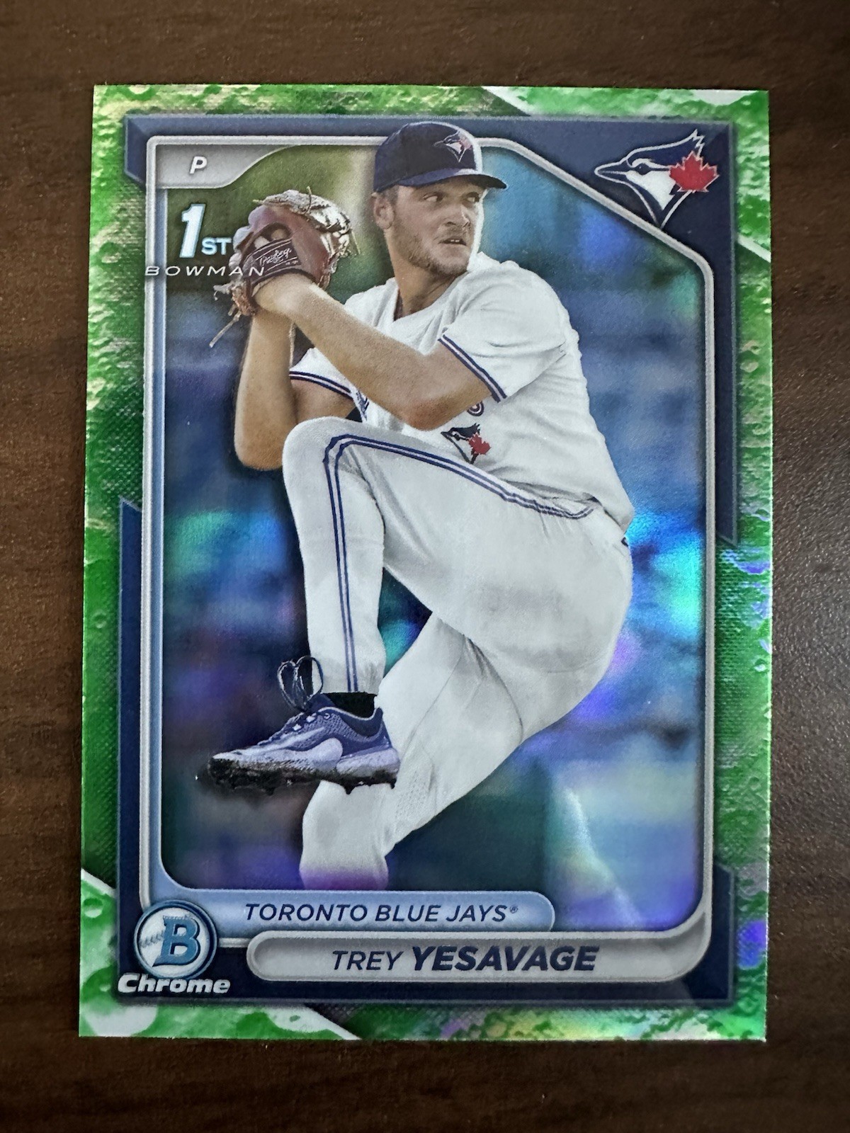 2024 Bowman Draft - Chrome Trey Yesavage #BDC-92 Lunar Glow Refractor (RC)