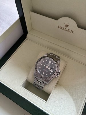 Rolex Explorer II 16570 1999 Unpoliert Service 2020 Box Sehr Guter Zustand