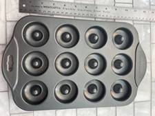 Norpro Nonstick mini Donut pan for cake donuts twelve donut pan
