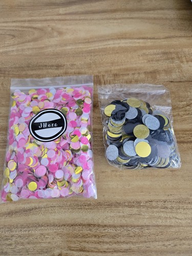 PARTY CONFETTI For Table Decor DIY Crafts 2 Pack Lot