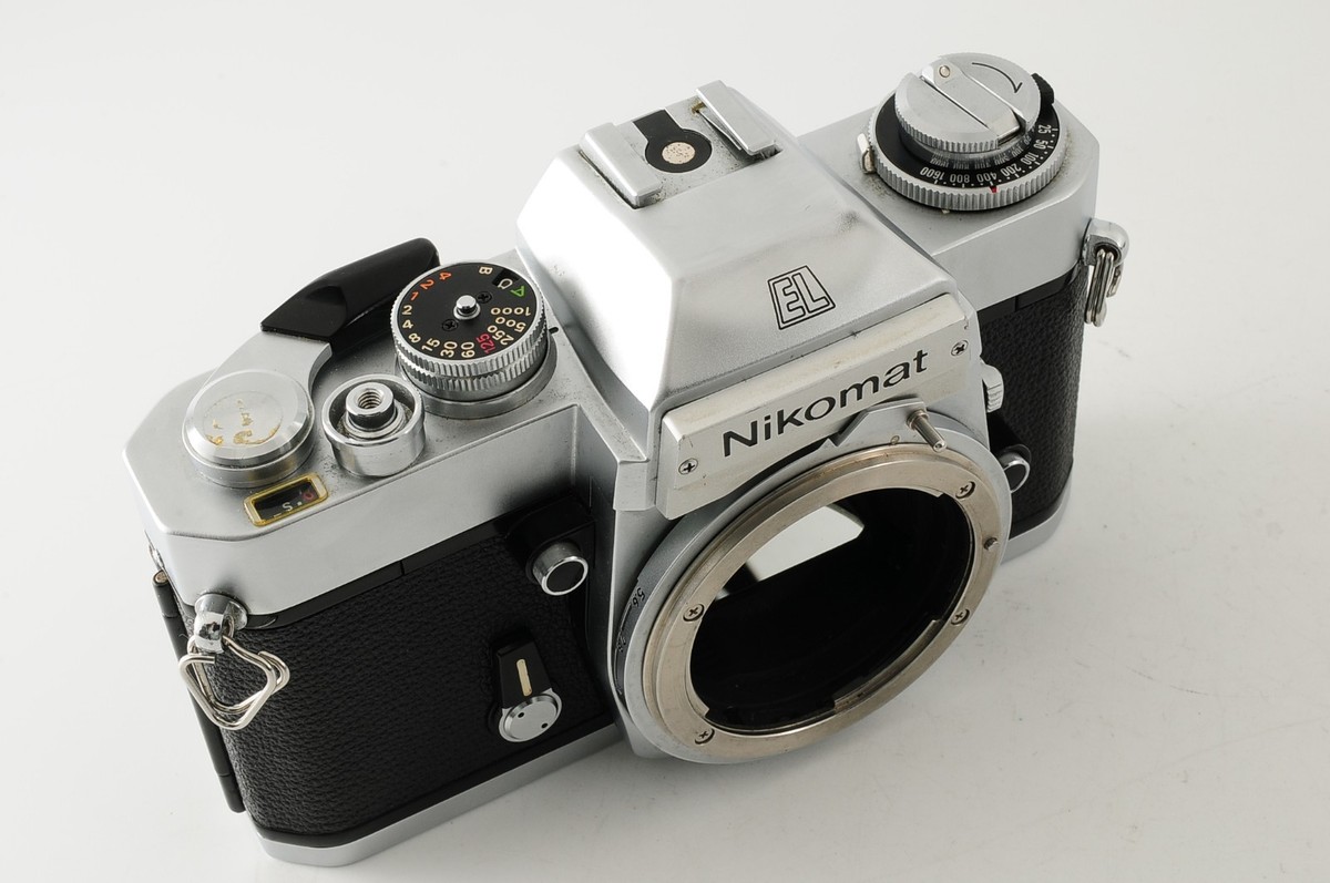 Exc+5 w/Box] Nikon Nikomat EL2 35mm SLR Camera Japan #411 Finder