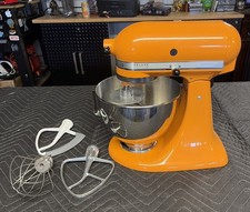 RARE KitchenAid Deluxe  Tangerine Orange  5QT...