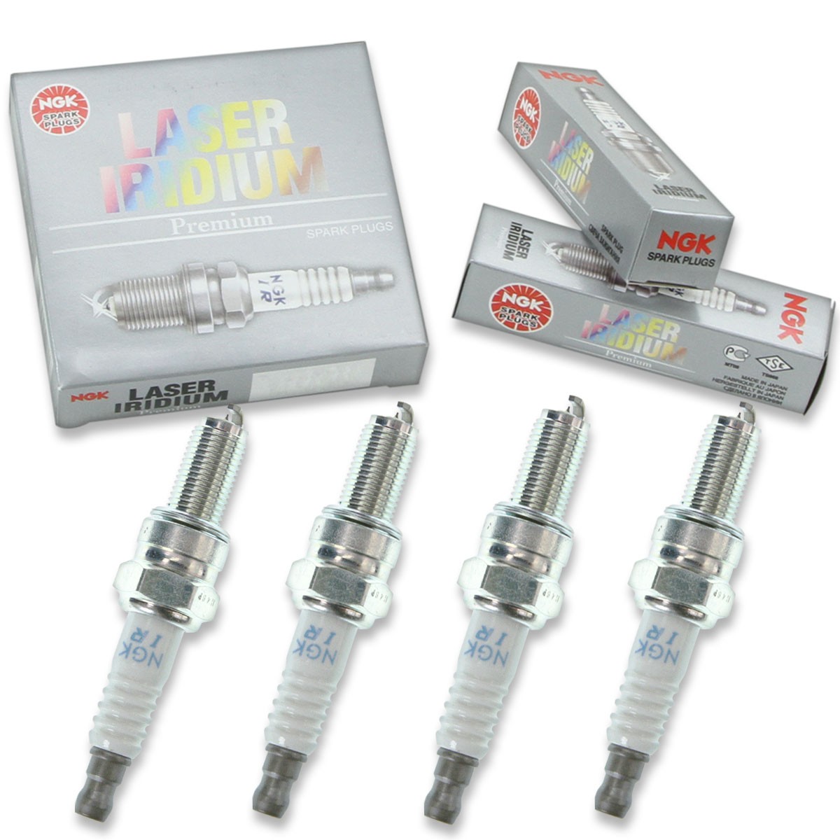 4pcs 2013 Arctic Cat ProCross XF 1100 Crosstour NGK Laser Iridium Spark lv
