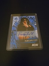 Penelope Ford Blue Auto SP Gameused AEW 2025