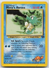 Pokemon Card Misty's Horsea Common Gym Challenge 087/132