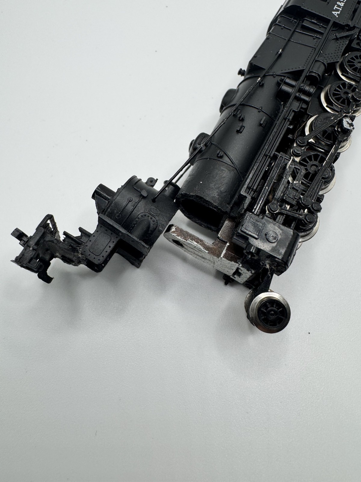 MINITRIX 2073 N Scale Steam Locomotive 2-10-0 ATSF Engine & Tender ...