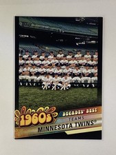 2020 Topps Decades Best Teams Black Parallel #DB-26 Minnesota Twins /299